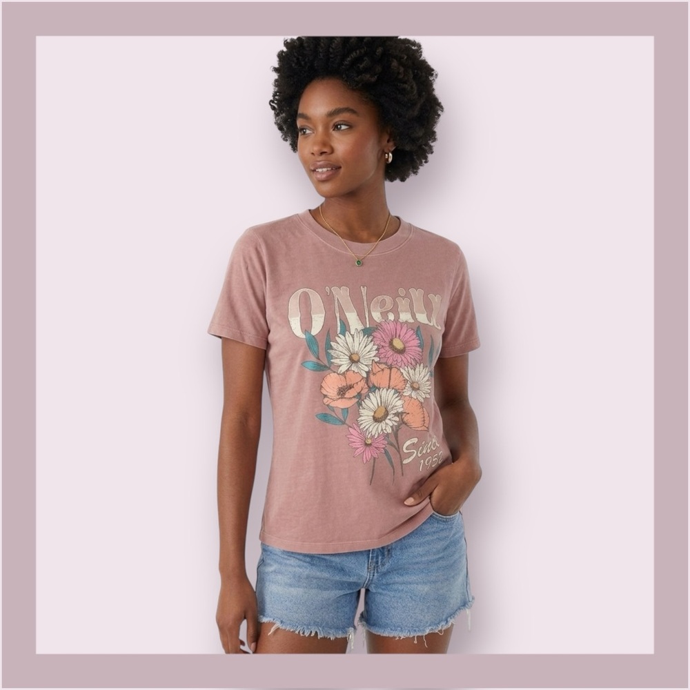 O’Neill Burlwood With Flowers Tee